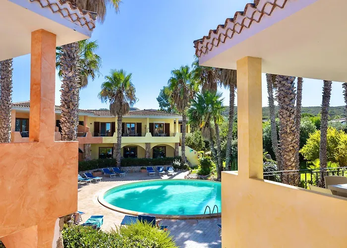 Isa-apartments With Air Conditioning And Outdoor Private Space In With Swimming-pool In Palau, Only 150 Meters From The Sea