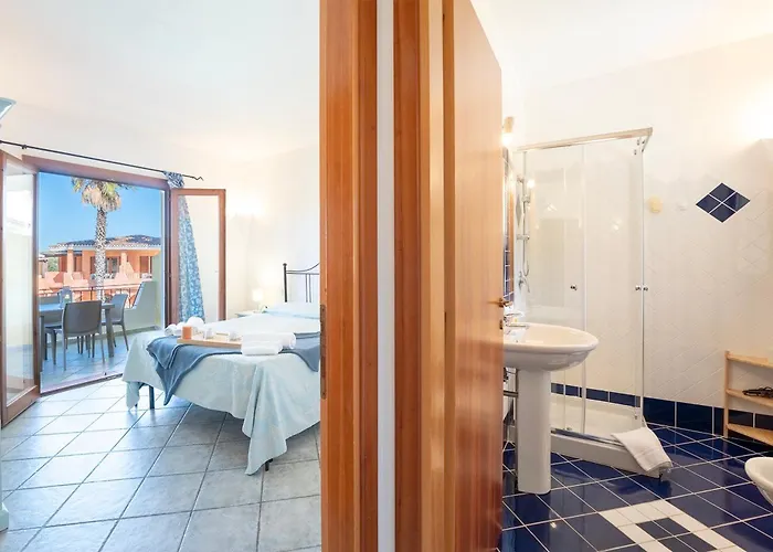 Isa-apartments With Air Conditioning And Outdoor Private Space In With Swimming-pool In Palau, Only 150 Meters From The Sea